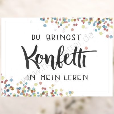 Karte "Konfetti" – Bild 2